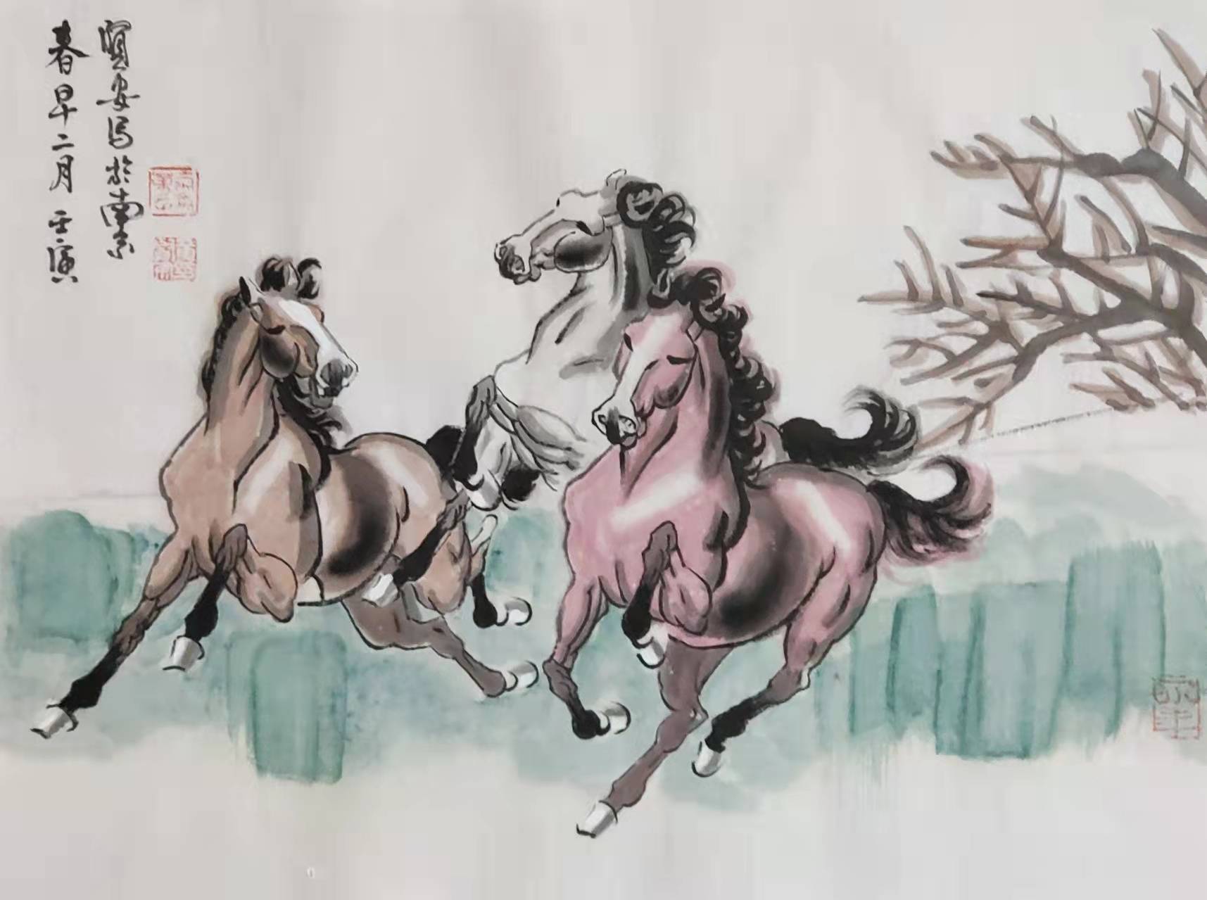 当代画马最具实力画家——黄贤安骏马作品赏析