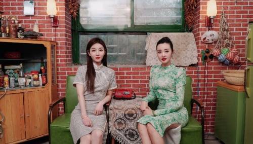 刘慧表姐妹抖音变身“民国姐妹花”首发视频点击近百万