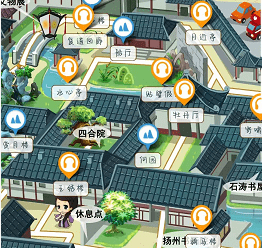 何园智能手绘地图导览上线带你了解私家园林的建筑历史