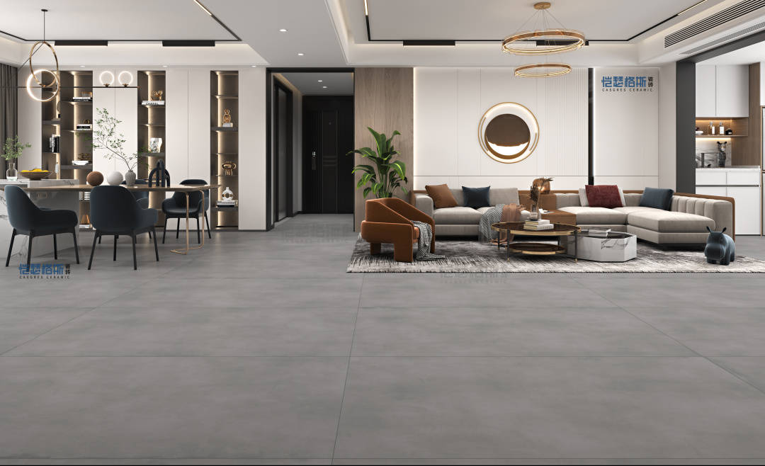 新品18度灰瓷砖这个灰度看起来高级舒适又很正