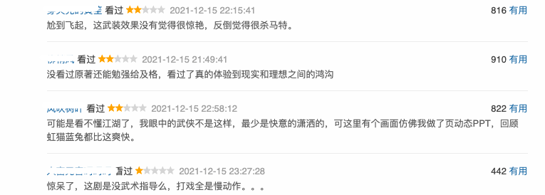 观点评论|《雪中悍刀行》口碑暴跌，央视紧急调到深夜档，6大缺点太拉胯！！