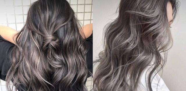 灰棕,莫兰迪兰绿色让你一秒变仙女_颜色_头发_染色