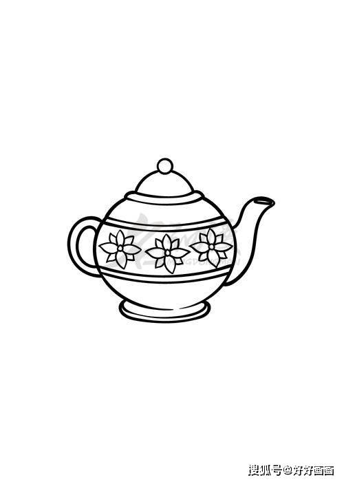 卡通道具绘画教程之小茶壶的画法