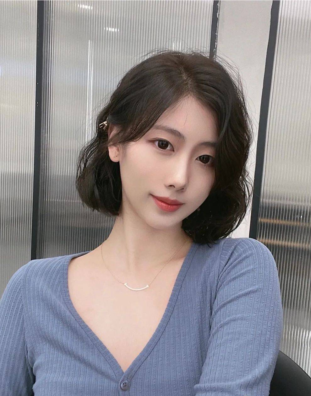 发型最美烫发来了，不长不短刚刚好，喜欢别错过
