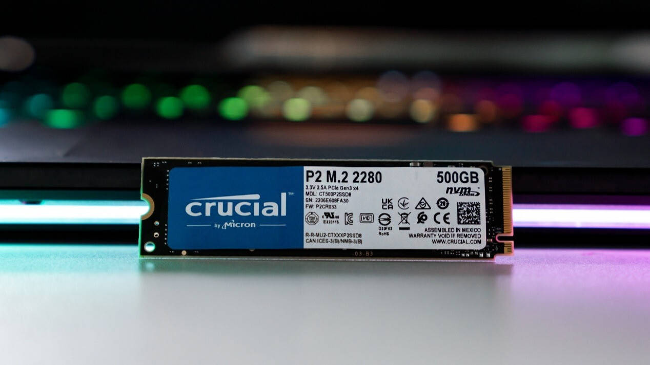 原创性价比原厂固态crucial英睿达p2固态硬盘开箱