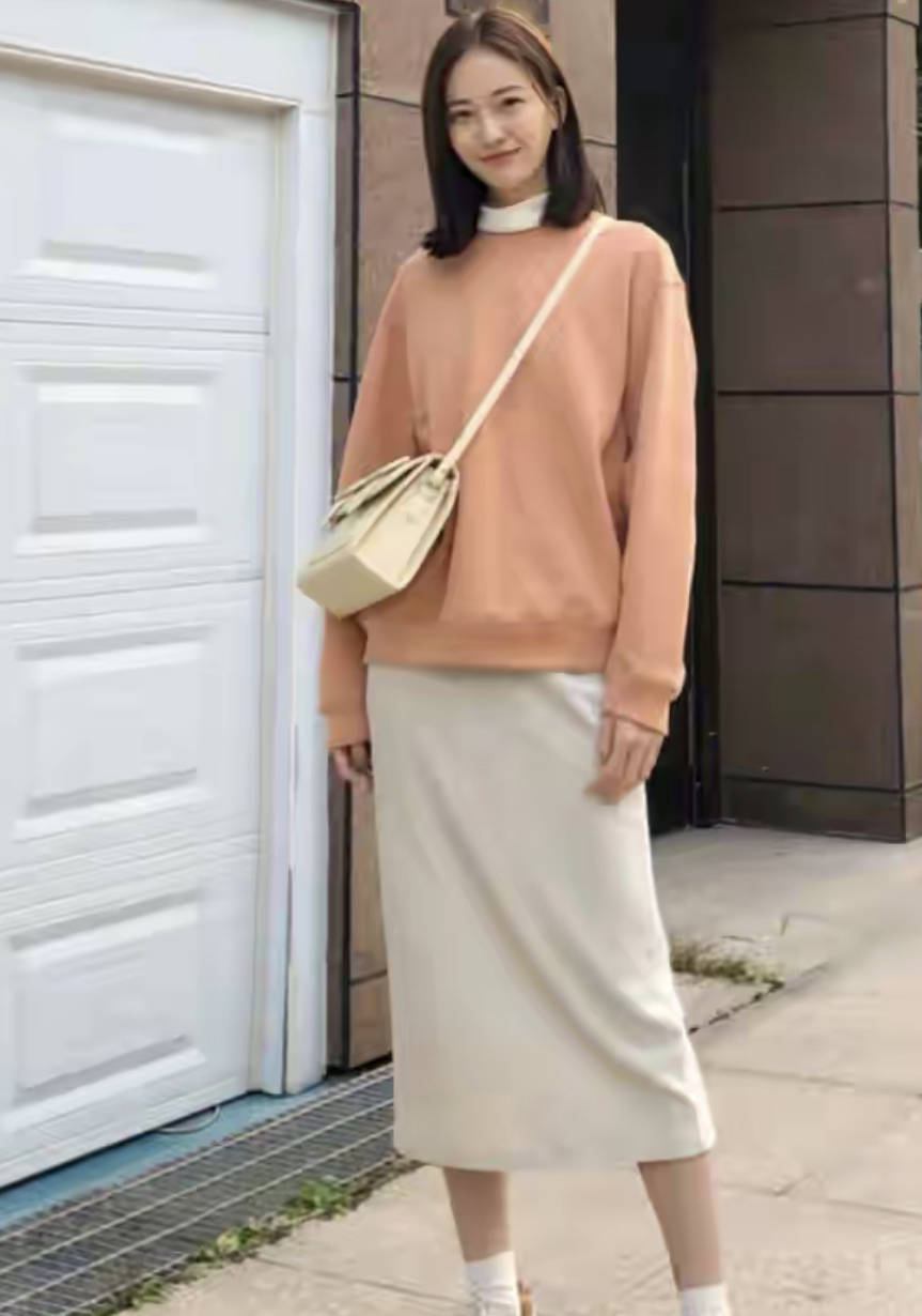 长度 春天流行“卫衣+半身裙”，当休闲和优雅撞个满怀，美得令人心动