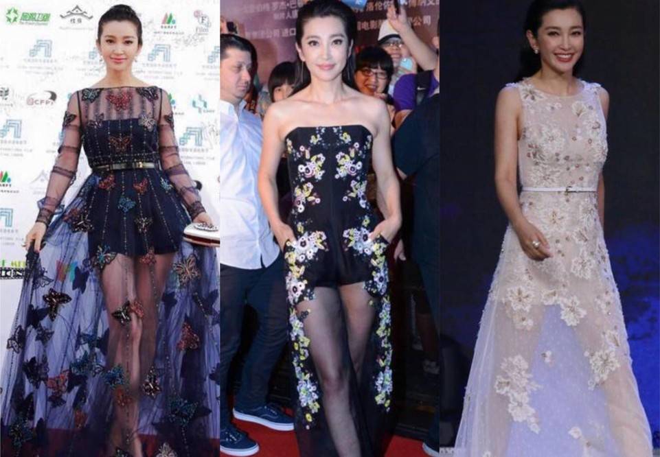 身材 专注扮嫩不怕翻车、高开叉透视装秀性感，红毯上的中年女星太敢穿？