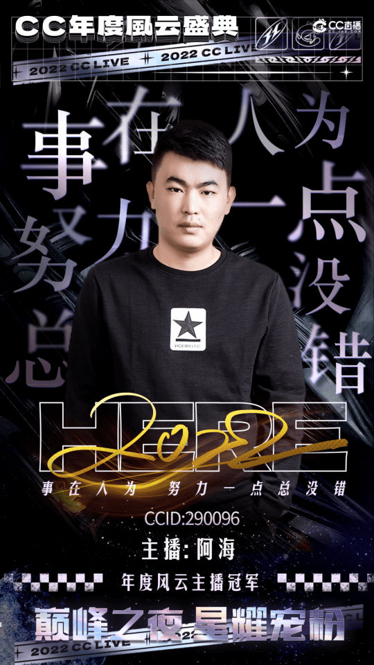从拦路虎到网易cc年度风云主播冠军90096的阿海有点意思
