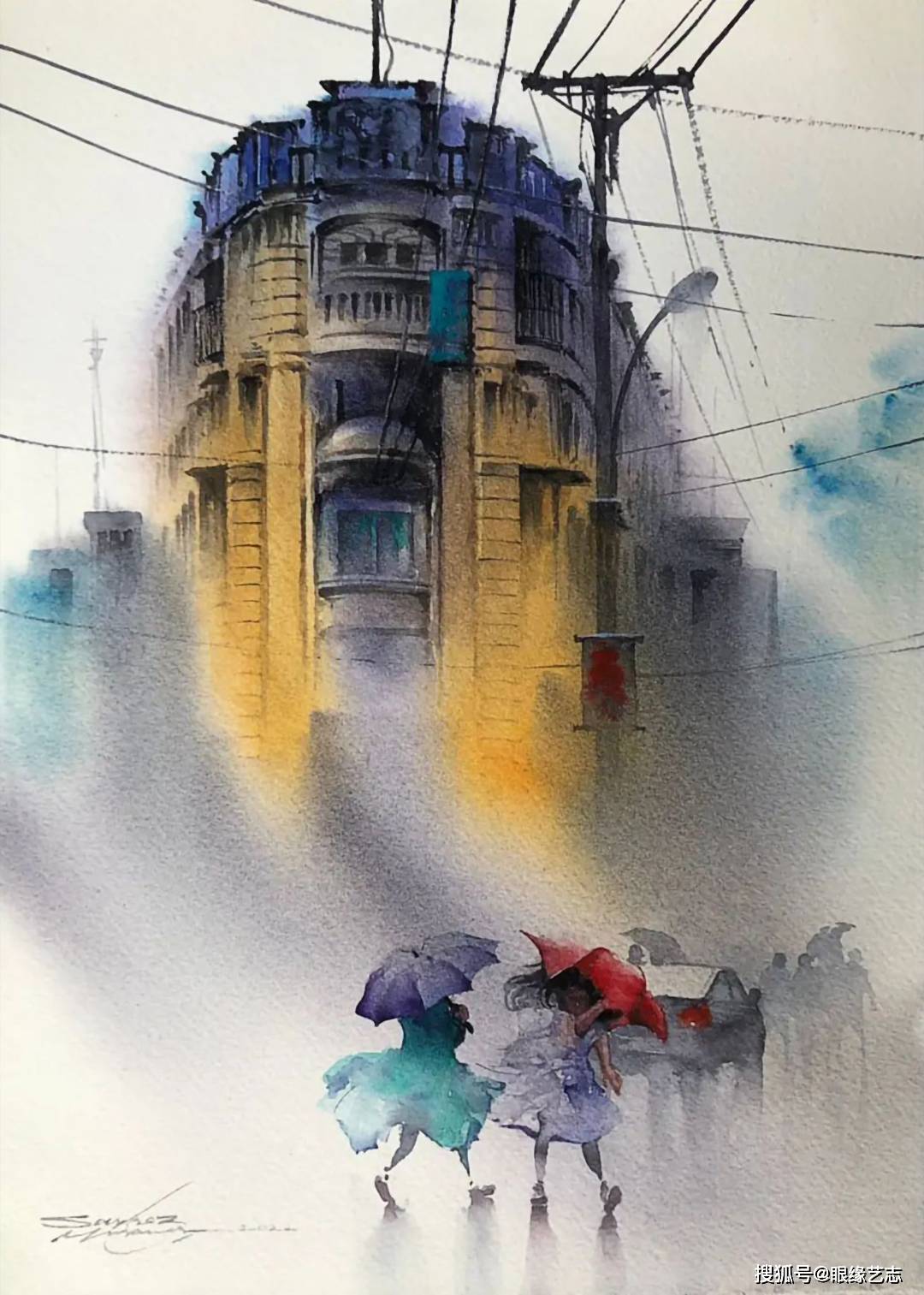 霓彩 熙筑 芒晨 晕染的初春 在水彩中醒来的城市 艺术 作品 Ibryaev 霓彩 熙筑 芒晨 晕染的初春 在水彩中醒来的城市 艺术 作品 Ibryaev