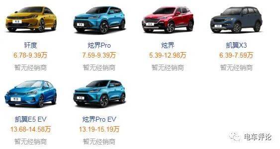 白斬刀快評:奇瑞汽車品牌的產品型譜怎麼樣?