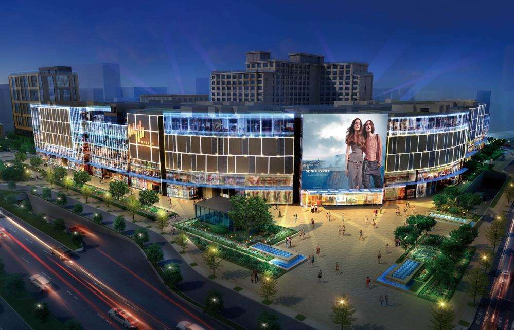 杭州嘉里中心大屏广告,天赐传媒