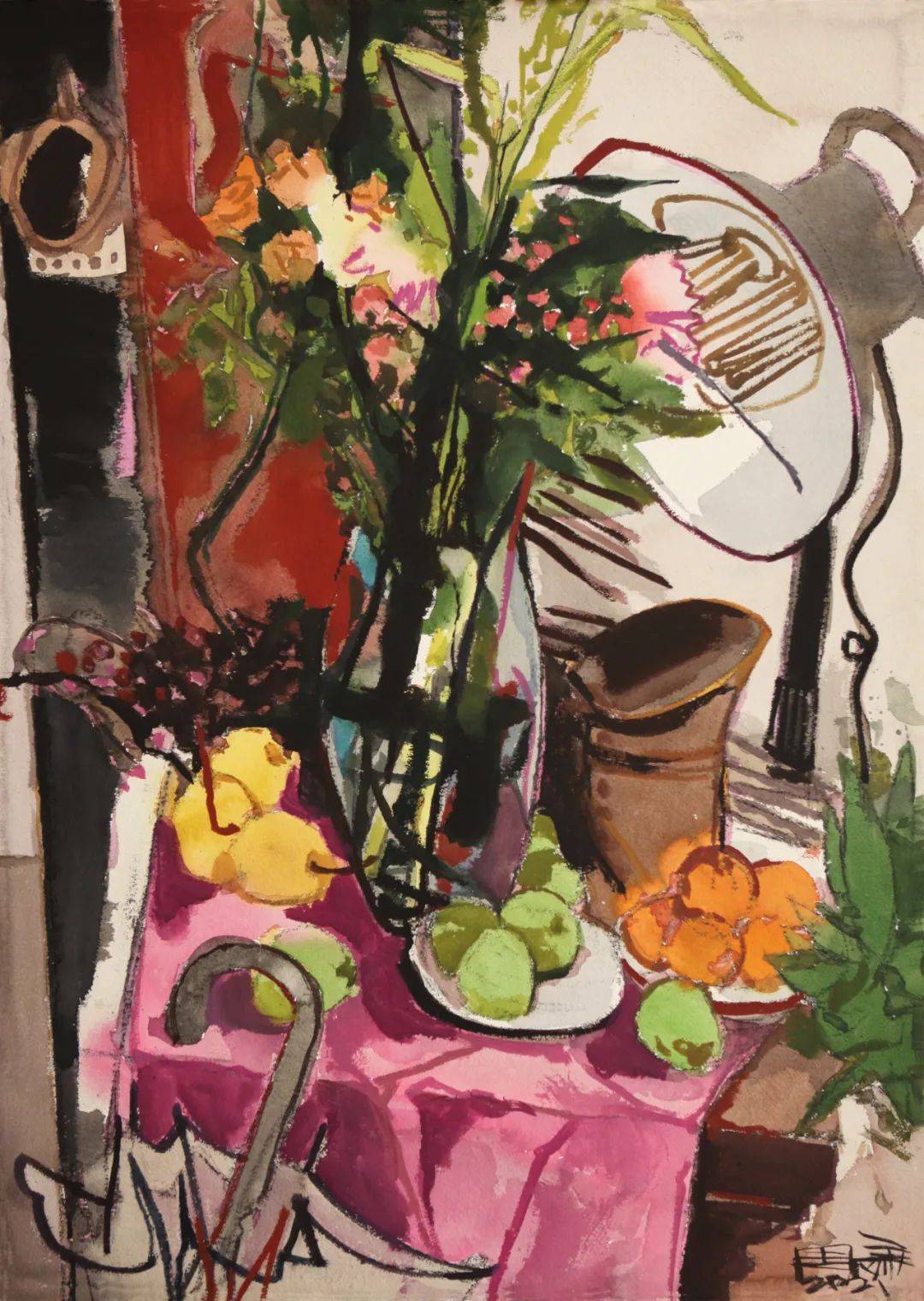 带你赏水彩丨画静物的一点体会周刚