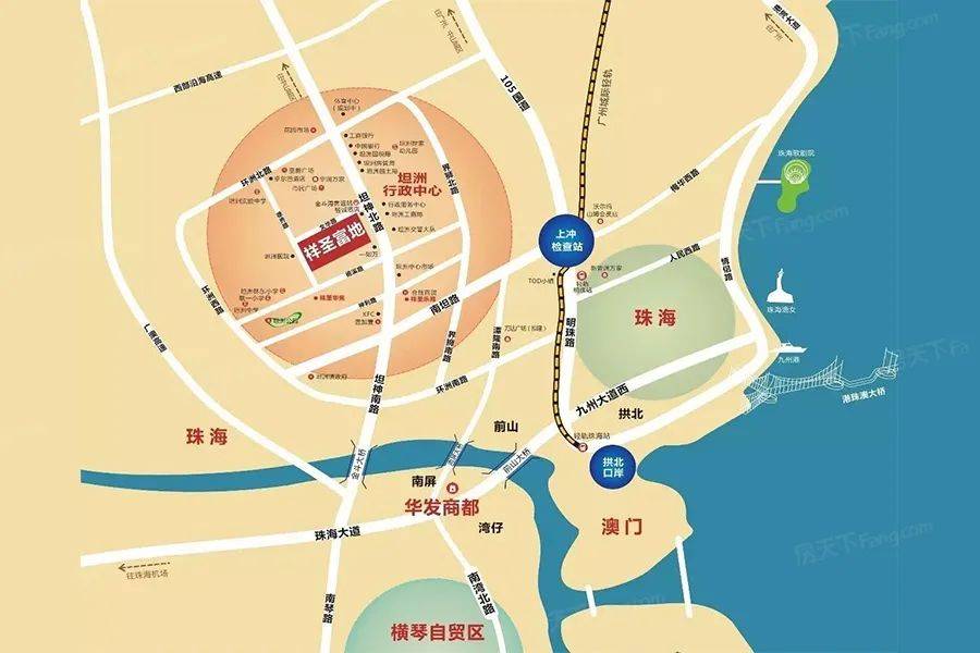 中山坦洲祥圣富地售楼处电话地址户型价格楼盘现场详情