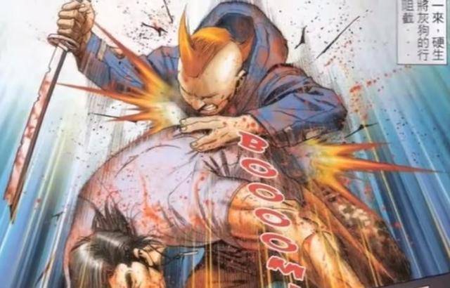 后来陈浩南被阿夜手下围殴快要作死的时候,也是灰狗孤身救主,让陈浩南