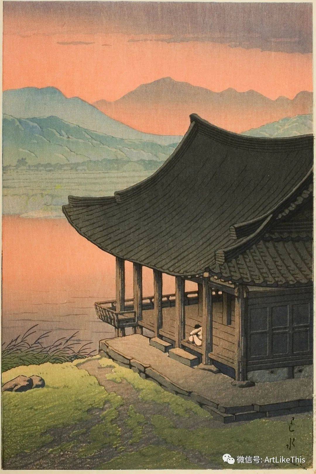 版画大师kawasehasui川濑巴水旅情诗人