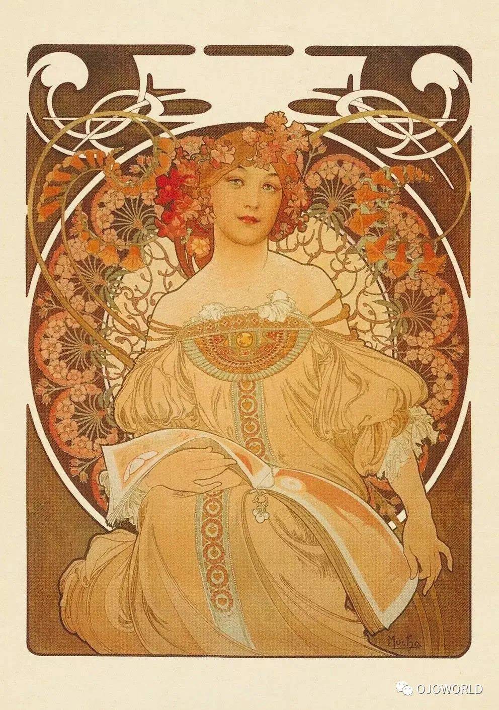 穆夏,从少女心到民族爱.阿尔丰斯·穆夏 alphonse maria mucha