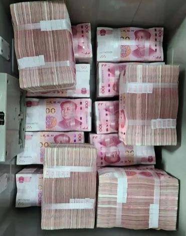 100万现金真实图片图片