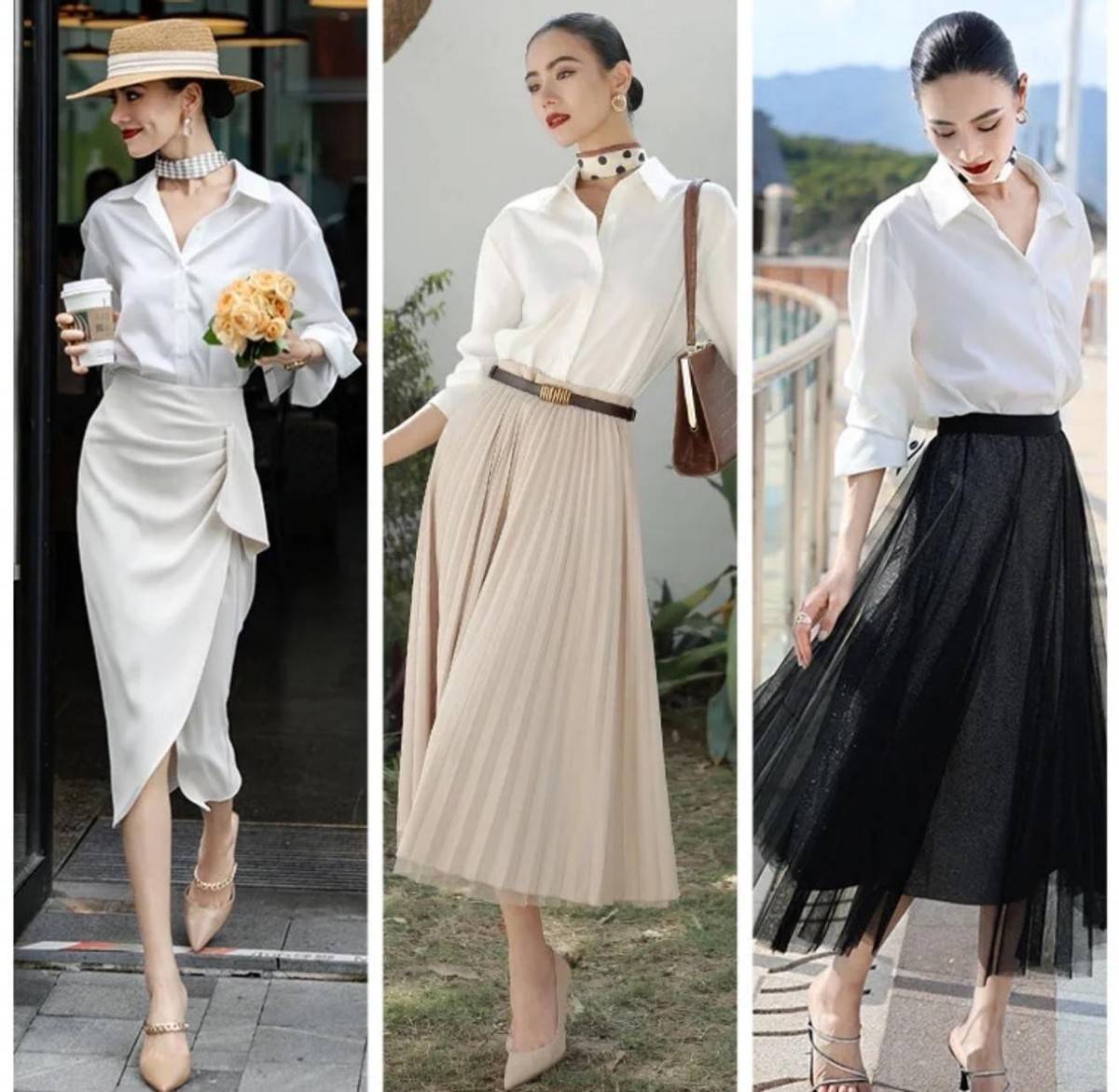 原创裙不在多优雅就好从这3条裙里选着穿足够了