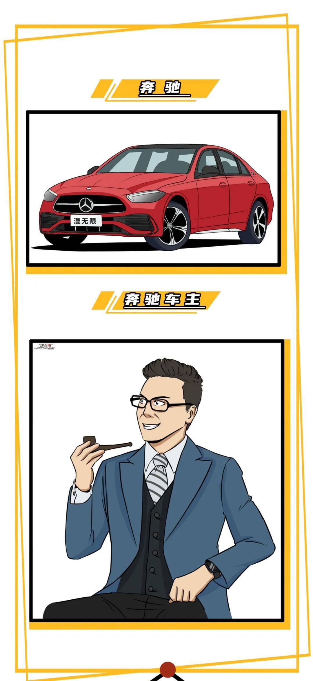 漫画车坛各大品牌汽车车主特征盘点绝对超乎想象