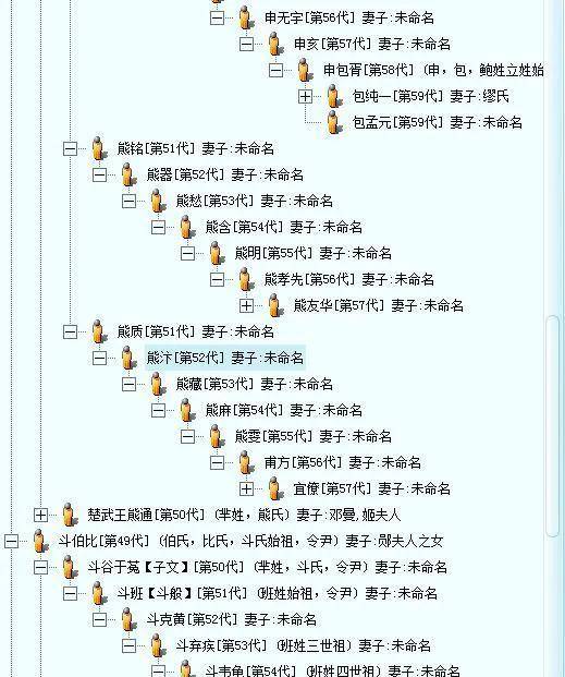 楚国历代君主衍生姓氏_始祖_楚武王_令尹