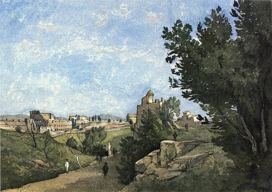 法国风景画家亨利哈伯尼斯作品欣赏 