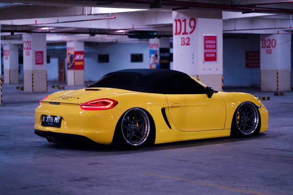 芜湖起飞保时捷987改装airbft空气减震案例