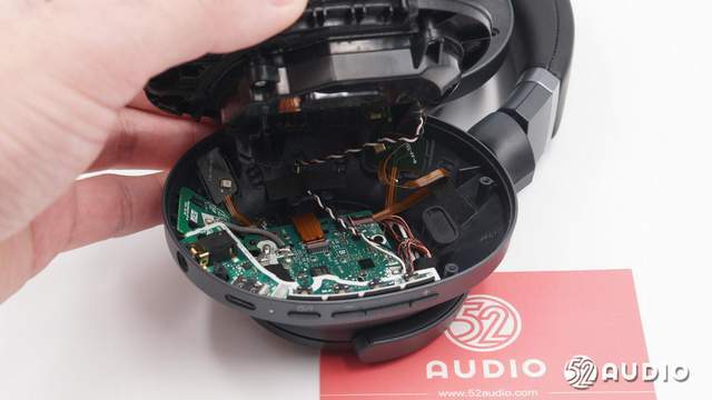 松下technicsa800头戴式蓝牙耳机拆解40mm扬声器支持有线切换hifi