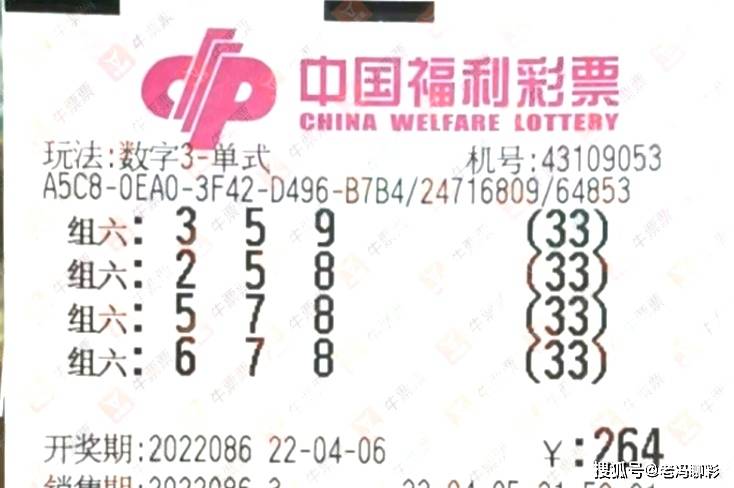 福彩3d086期晒票,精选一组33倍直选,懂得知足才能收获快乐_生活_彩票