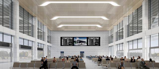 候车厅效果图▲vip等候区设计意向图▲商旅服务区设计意向图全面