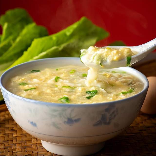 原创健脾养胃的美味家常菜山药芙蓉青菜汤营养丰富专治不爱吃菜