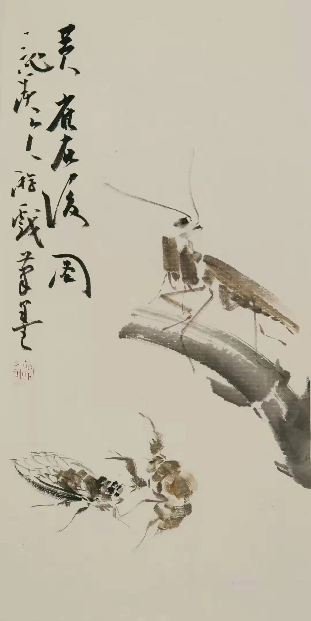 中国近现代名家║胡石花鸟作品