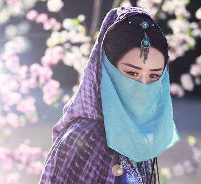 古装电视剧中的面纱美人,你被谁的颜值美哭过?_蒋勤勤_紫萱_白衣