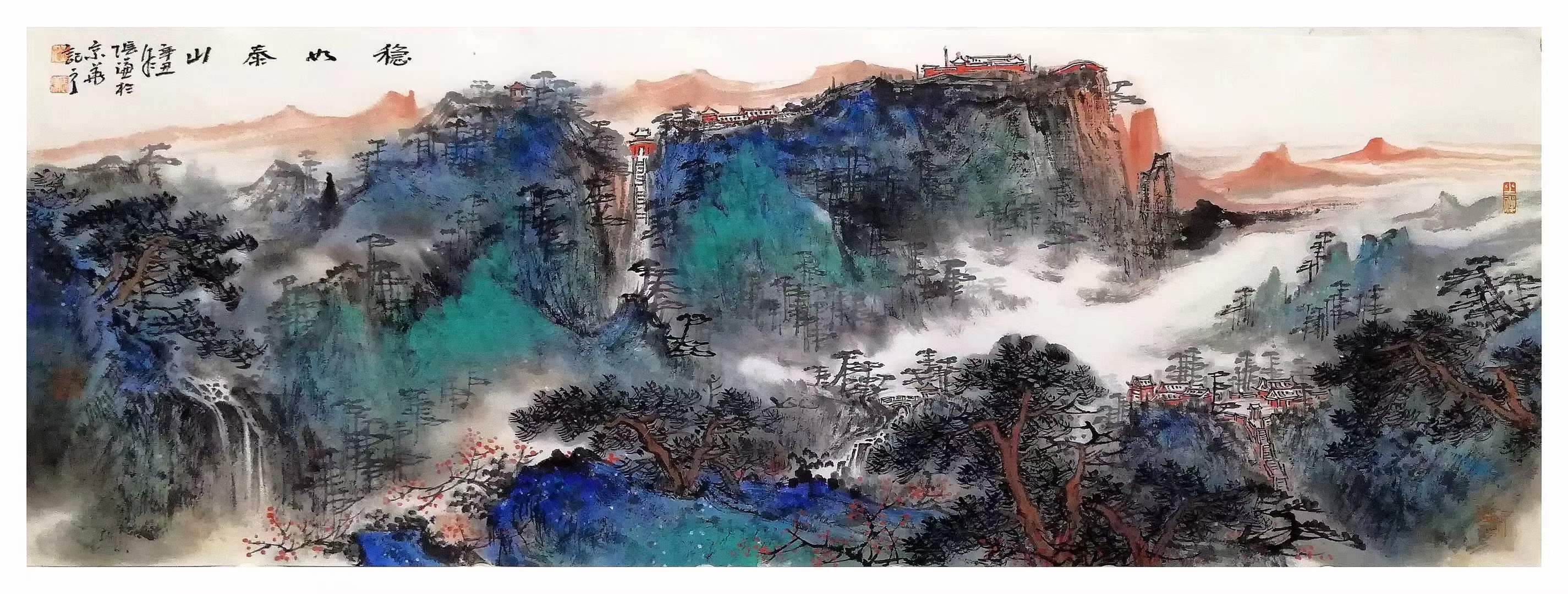 画家张谦精品画作:清新脱俗,意境高雅_山水_作品_花鸟