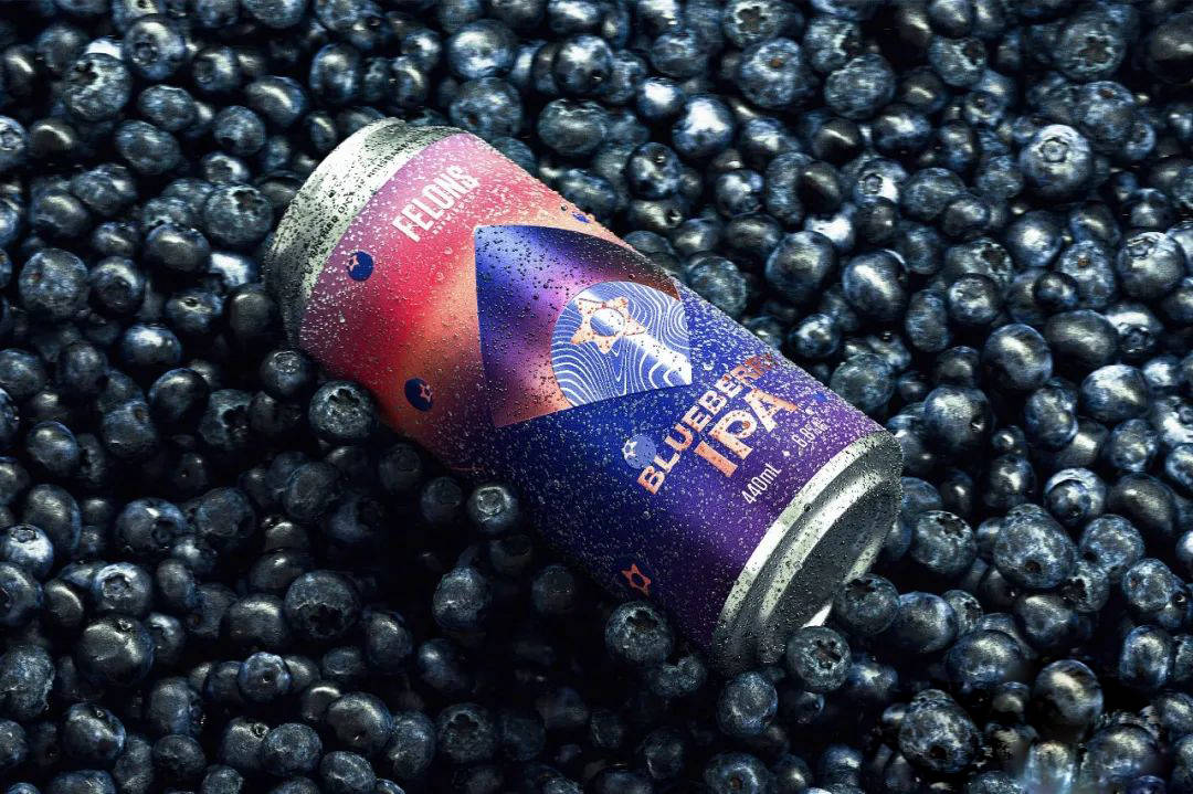 一款时尚大牌范的绚丽多彩精酿啤酒包装设计配色吸睛_标签_创意_大字