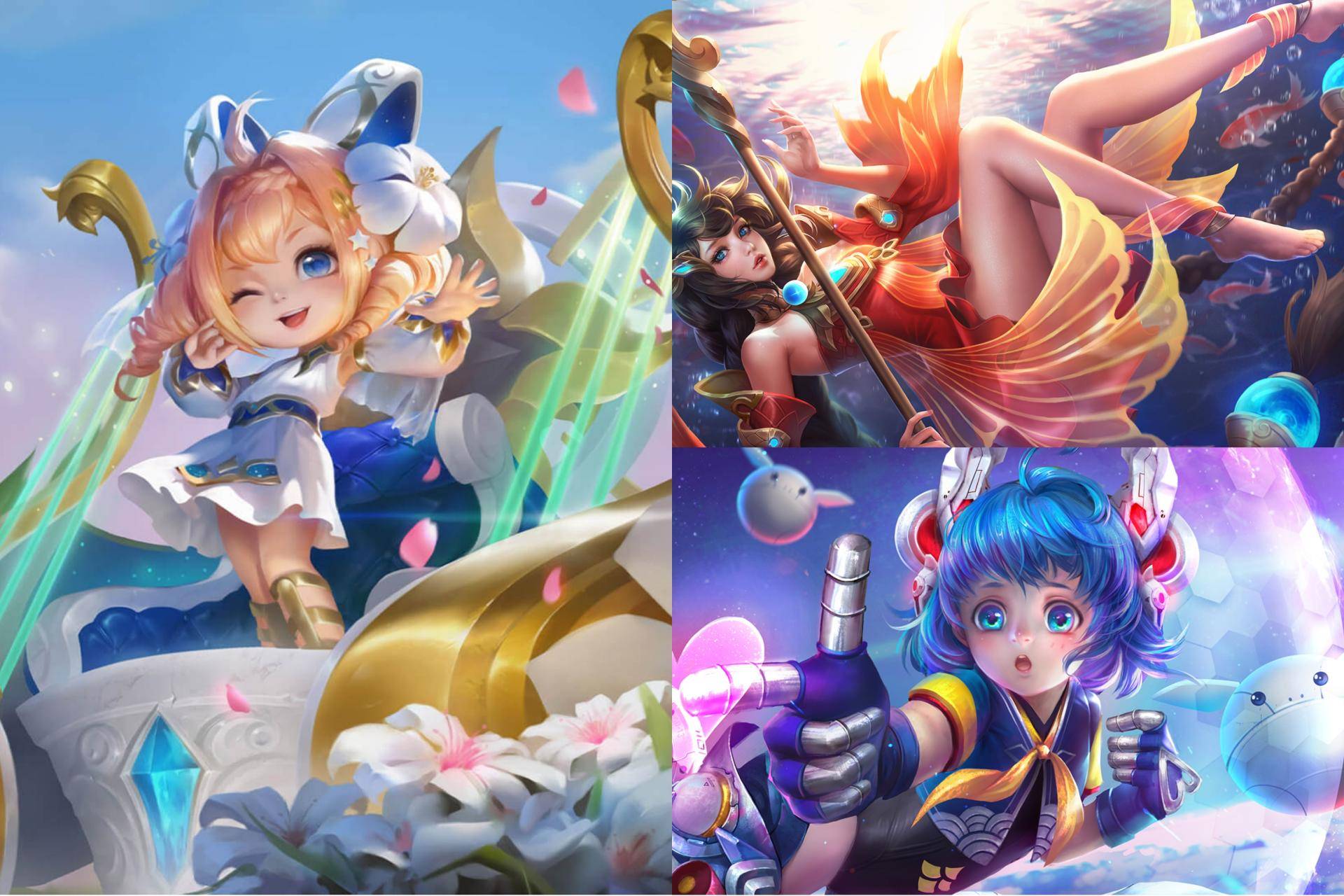 原创辅助玩家笑了下一款辅助传说锁定大乔伽罗新皮肤预热