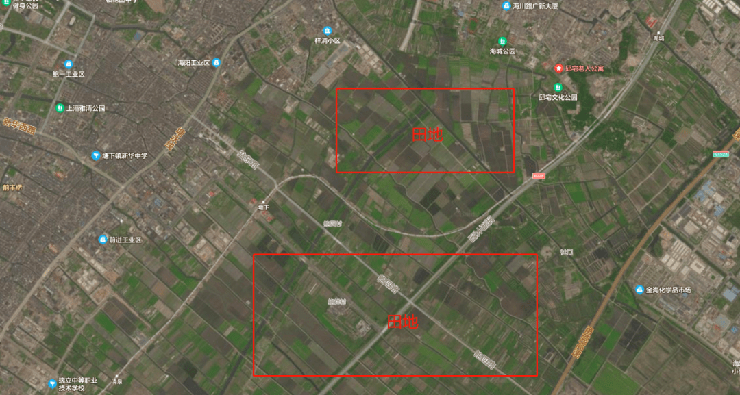 人口最密集的濱海的空港新區核芯區(置信立體公園附近),金海園區