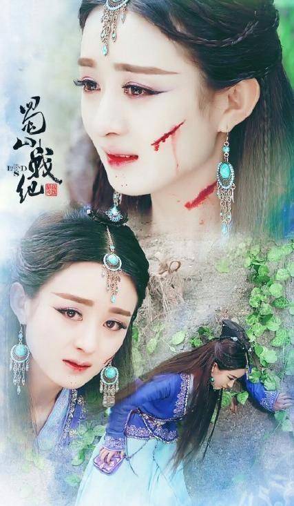 原创古装剧里流血的女明星们赵丽颖让人心疼angelababy竟然非常美