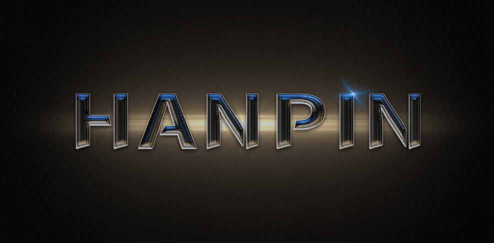 涵品教育苏忆老师网红设计师制作炫酷的暗黑流光字体