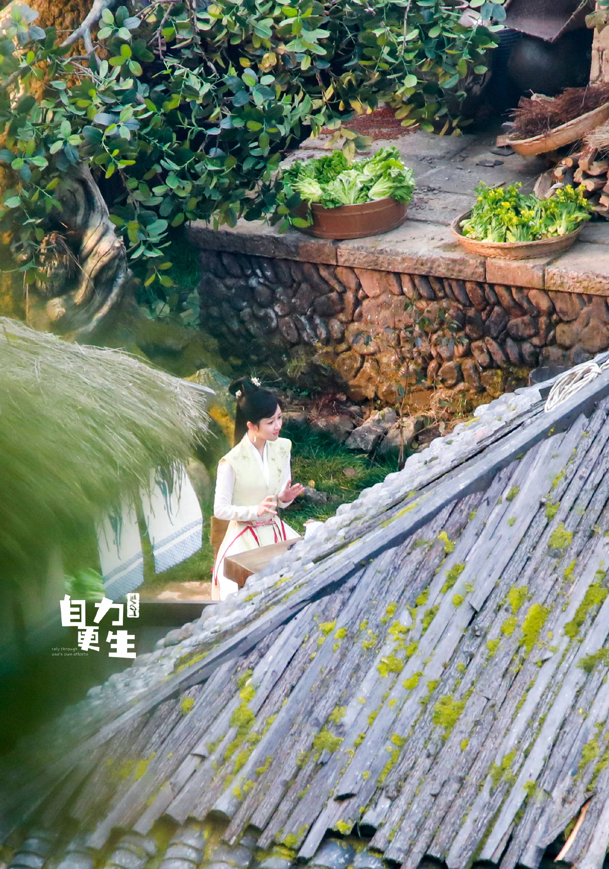 的路透可以看到,当天杨紫身穿一身鹅黄色古装,上面还有精致的小刺绣