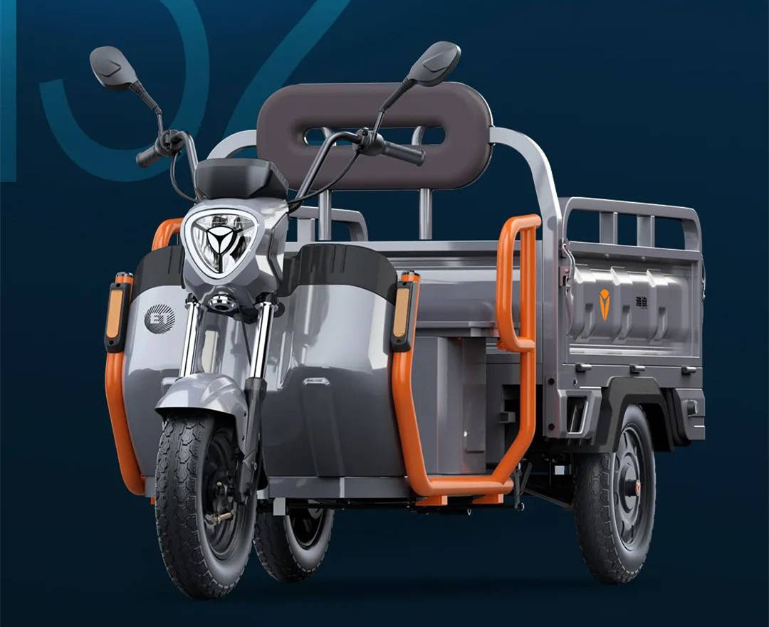 雅迪推出et132电动三轮车,搭载sfc磁动力电机,动力足,续航更远