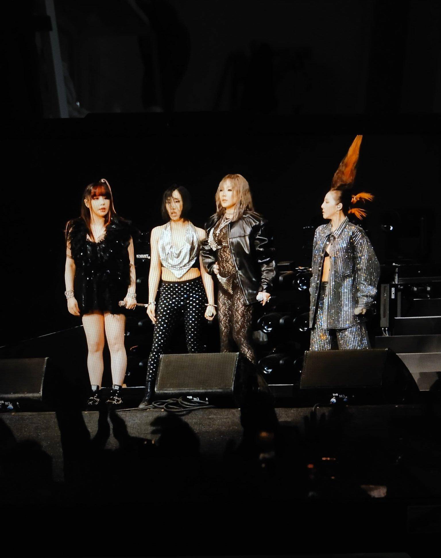 原创感动2ne1在科切拉音乐节合体表演我最红还是初代的造型