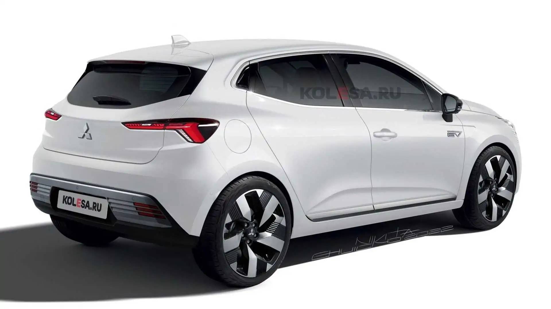 原创三菱超小型车柯尔特colt高清图亮相搭载16l混动系统