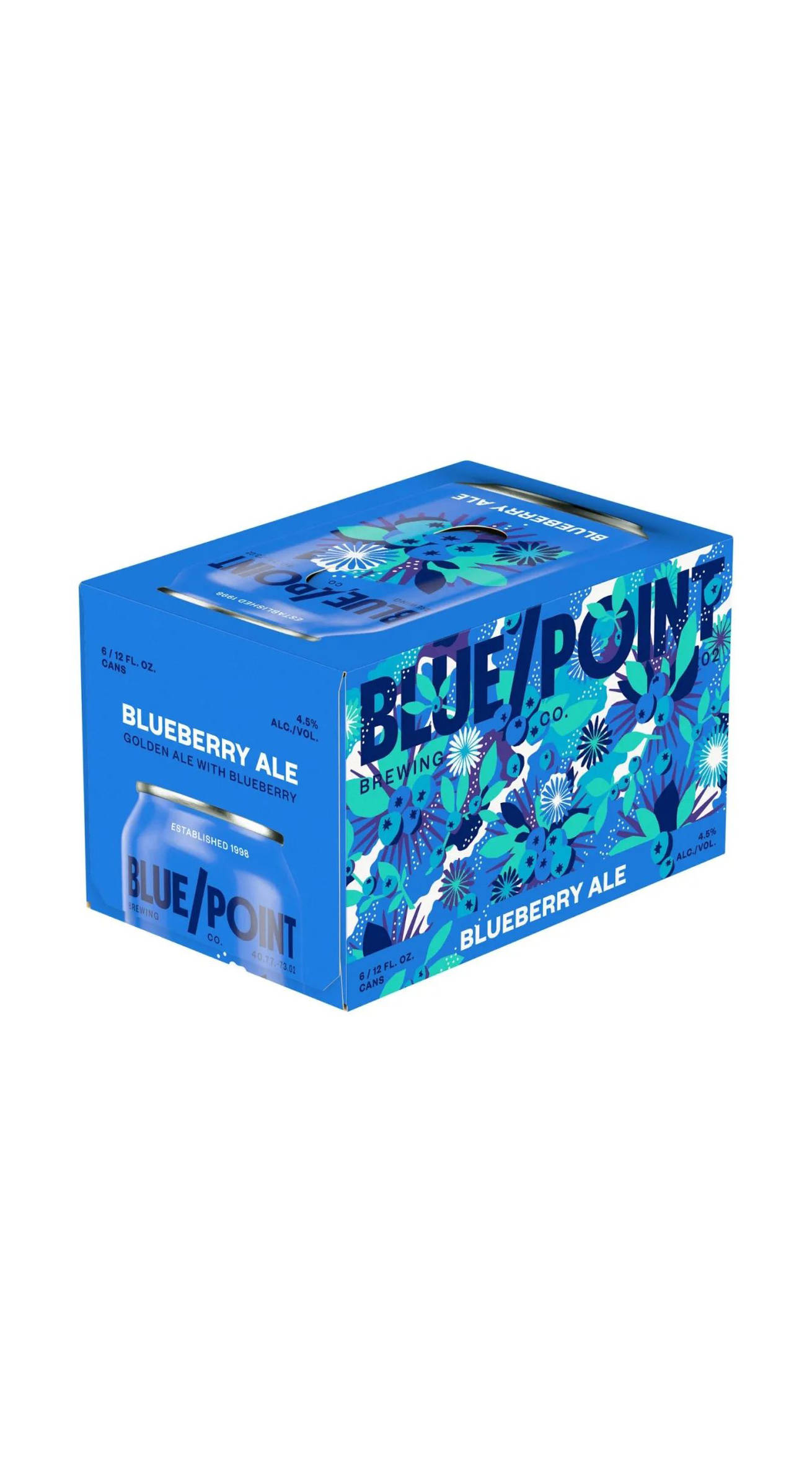 大字会创意设计分享天蓝色易拉罐装小清新插画风格啤酒包装设计