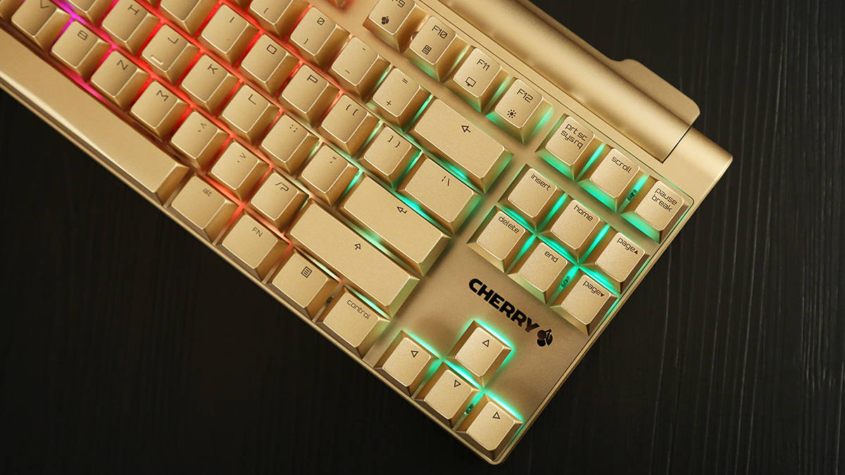 cherry mx80金色典藏版机械键盘简评:金色传说