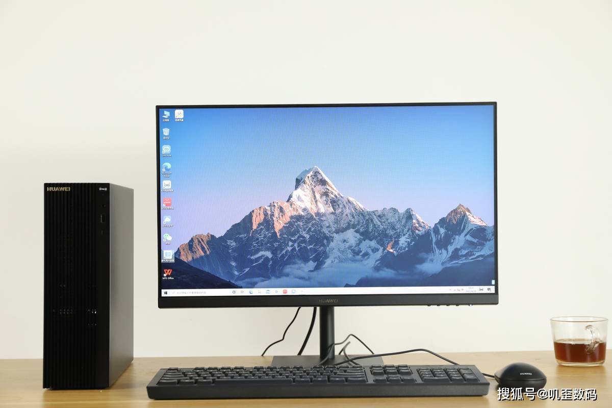 b520体验:华为后来居上,商用台式机迎来新答案_办公_显示器_机身