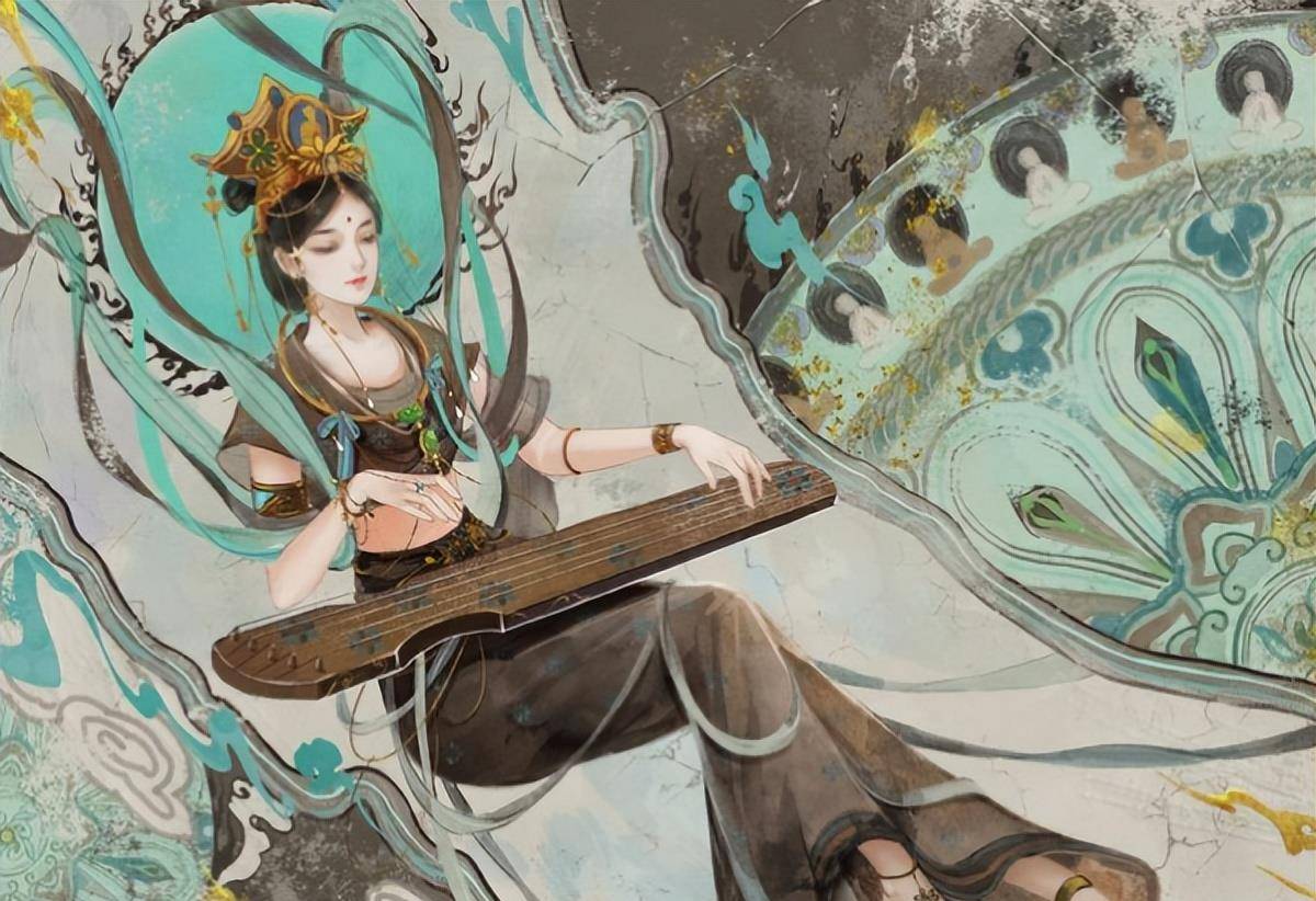 原创神话故事洛水女神宓妃洛神和后羿的爱情故事