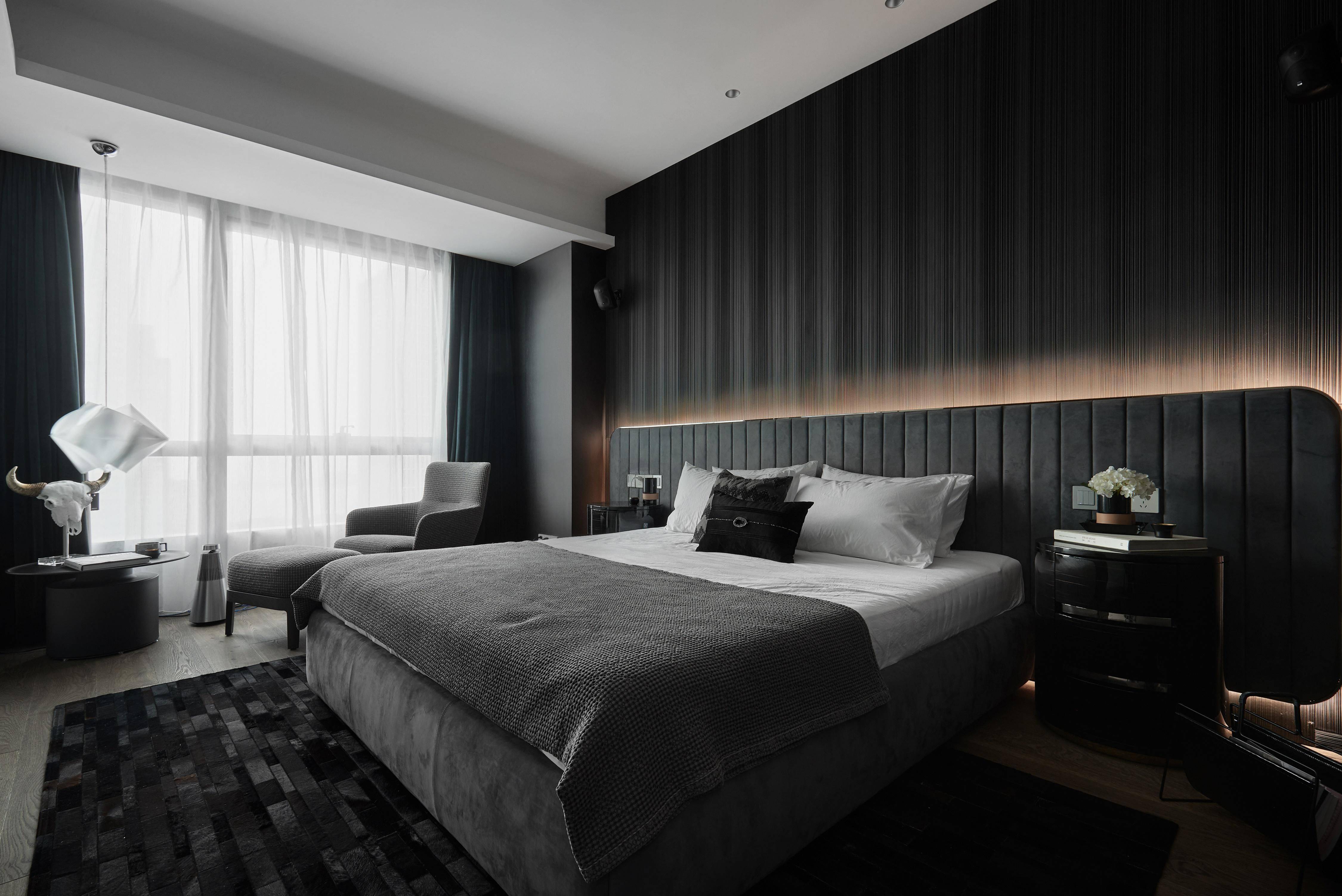 整体照明区域:指的是我们卧室天花的位置,它承担着照亮卧室,打造氛围