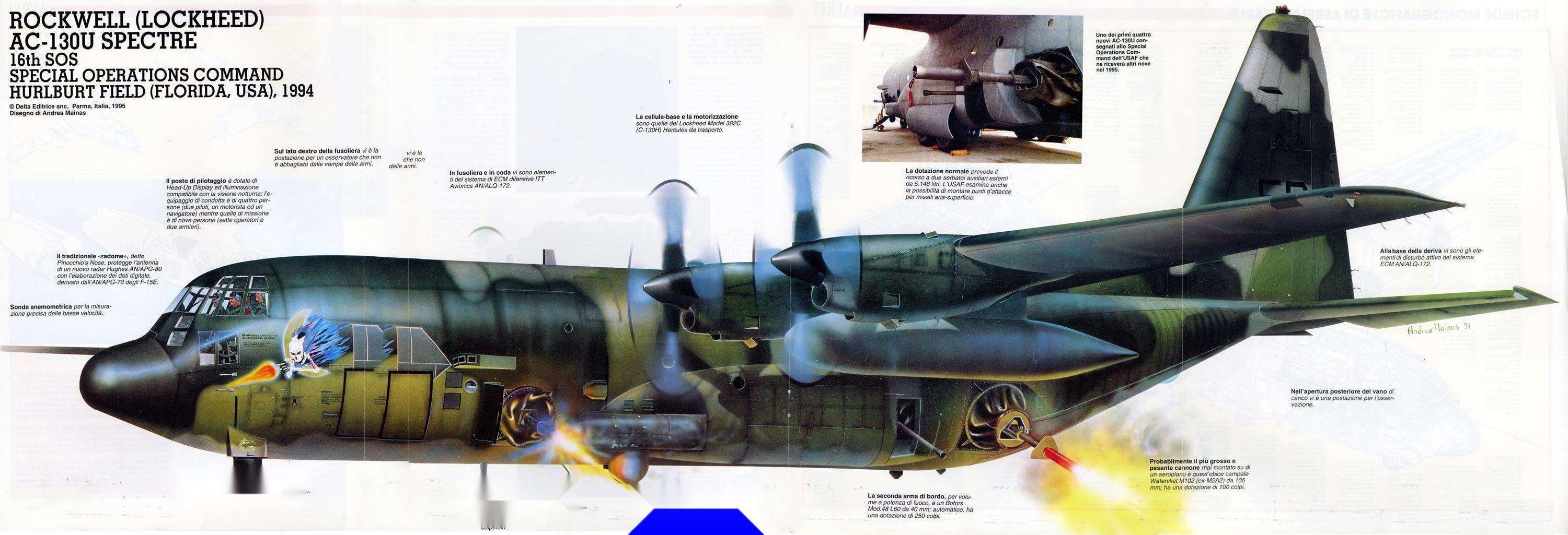 ac-130u1989年12月20日凌晨12点45分,两架ac-130开始打击卡尔摩德监狱