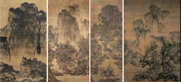 构图雄奇明丽和谐,尤擅青绿山水_李思训_唐代_父子