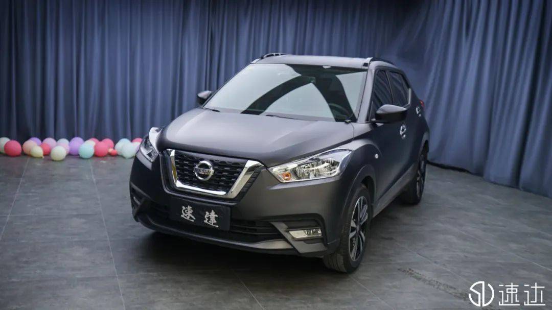 日产逍客整车改色消光黑